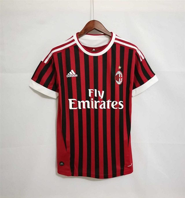 AAA Quality AC Milan 11/12 Home Soccer Jersey